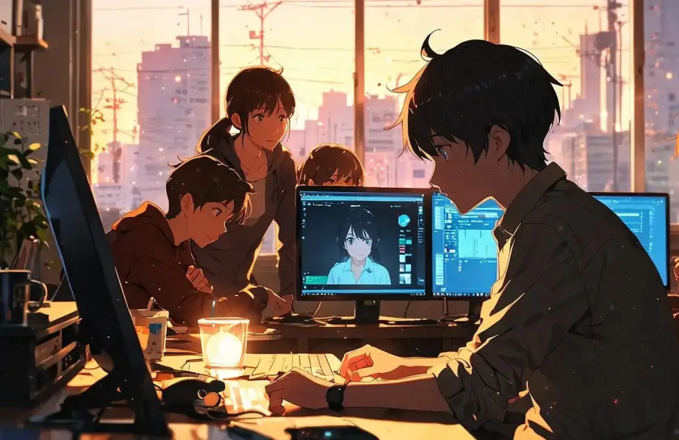 Anime_A_group_of_people_learning_in_front_of_laptop_AI_tools_i_1-1-e1728211927808